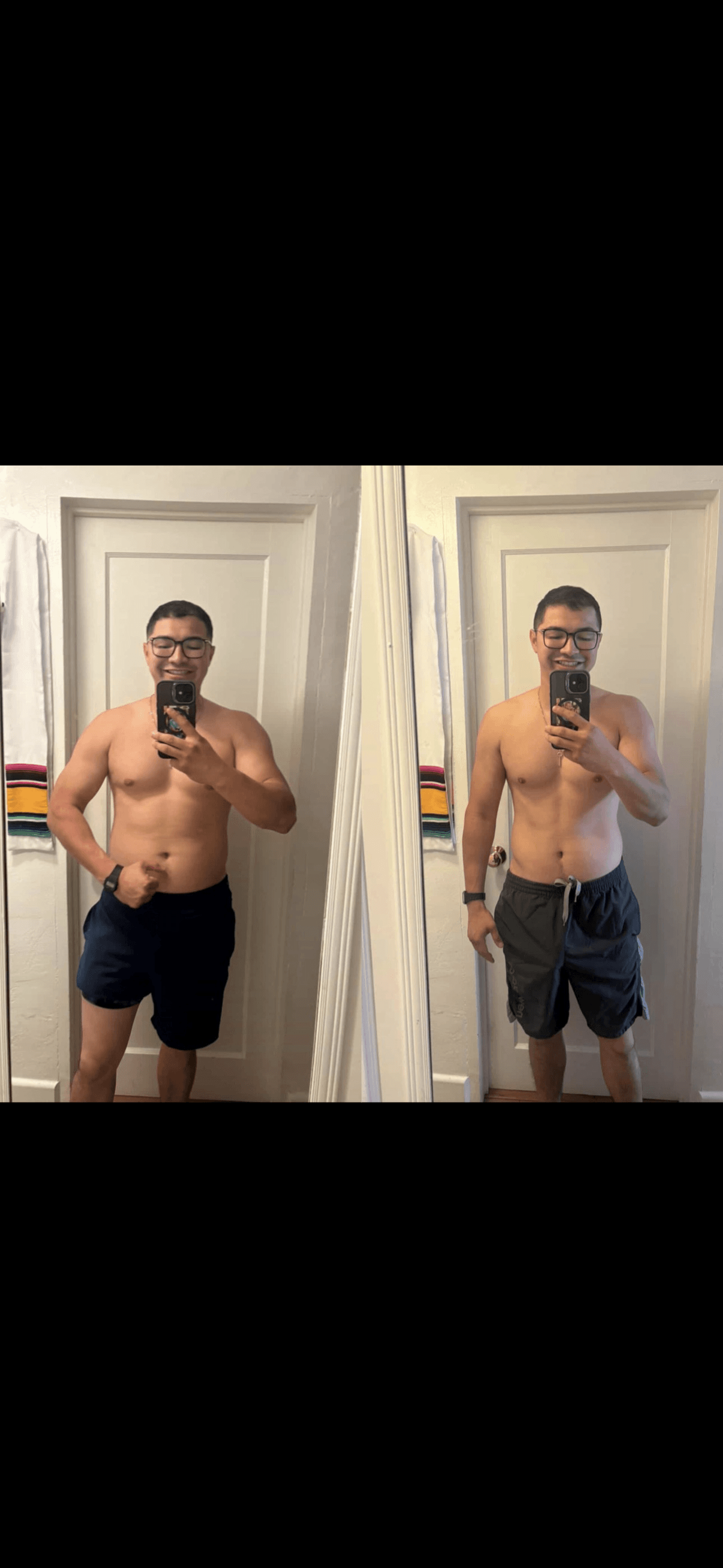Robert before and after